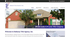 Desktop Screenshot of embassytitle.com
